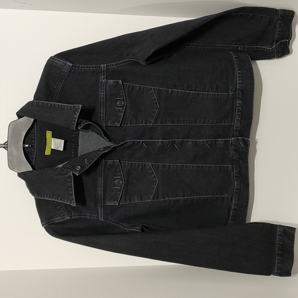 Sigrid Olsen Black Jean Jacket - Medium